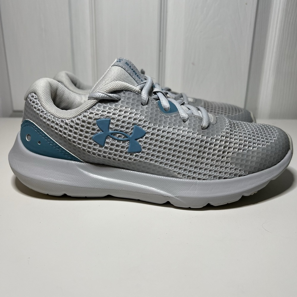 Under Armour Women's Surge 3 Running Shoes‎ Gray Light Blue Size 7